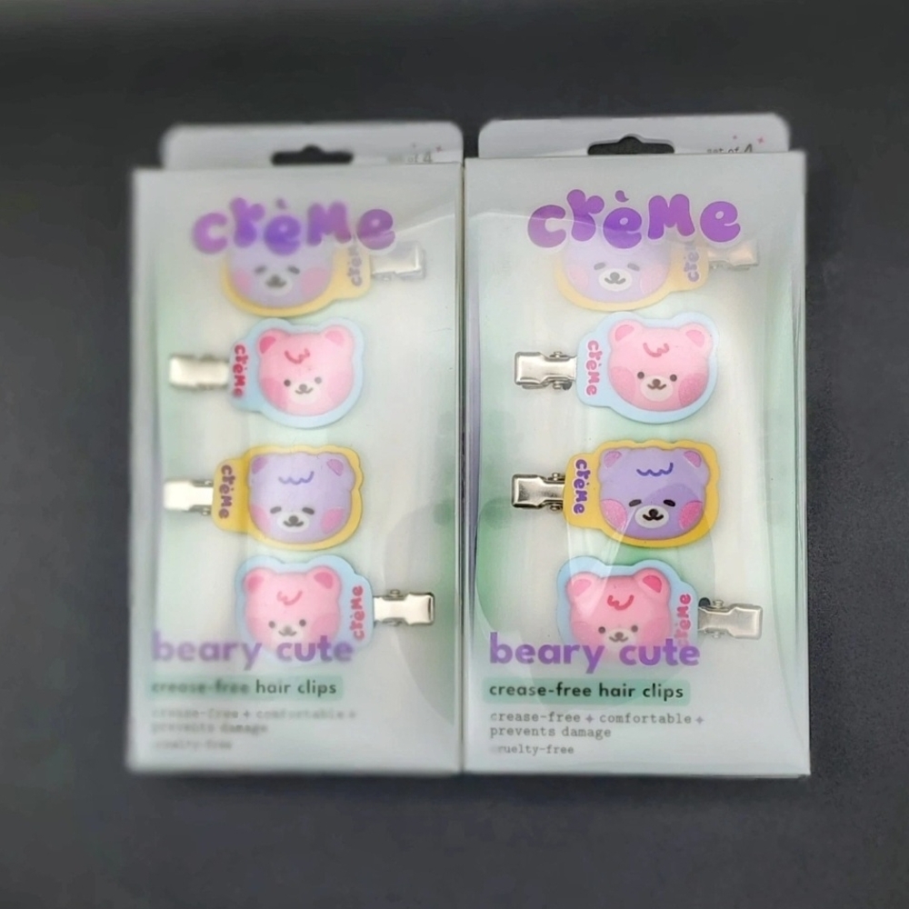 Creme Shop Cute Bear Hair Clips 2 Packs